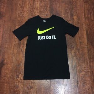 JUST DO IT! Nike Boys Black T-Shirt